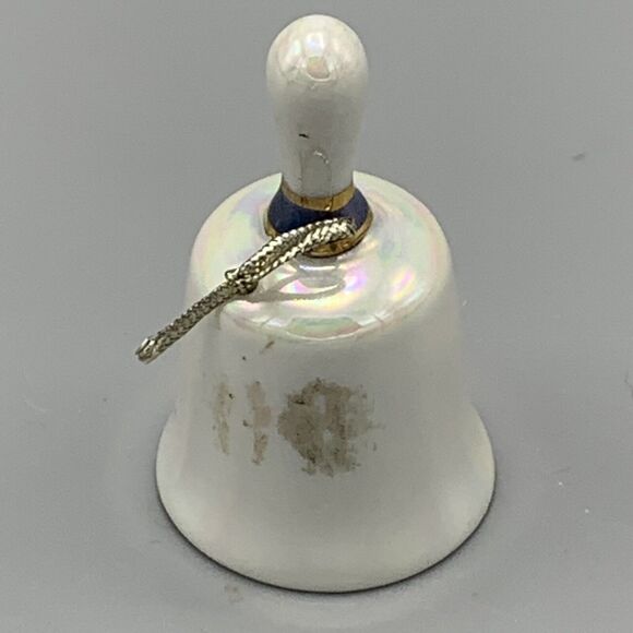 Vintage Miniature Florida Irredescent Souvenir Bell Swordfish Flamigo Conch 2" - Picture 6 of 8